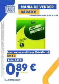 Folheto Casa Cheia Página 3: Pano suave multiusos Am 6 u €0,89