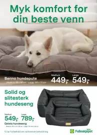 Felleskjøpet kundeavis Side 10: Gelato hundeseng €549,00, Benno hundepude €449,00
