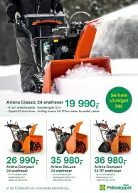 Felleskjøpet kundeavis Side 4: Ariens DeLuxe 24 snøfreser €35.980,00, Ariens Compact 24 RT snøfreser €36.980,00