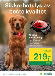 Felleskjøpet kundeavis Side 9: Sikkerhetslys av beste kvalitet • Orbiloc sikkerhetslys Lys til halsbånd • Synlig opp til 5