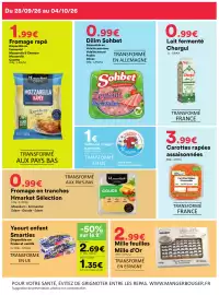 Catalogue Hmarket semaine 40 page 5: Smarties Yaourt enfant €4,04, Chergui Lait fermenté €0,99
