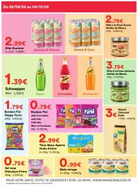 Catalogue Hmarket semaine 40 page 6: Atelier de Mama Pâte à tartiner pistache €3,79, Kolln Muesli Chocolat €3,00