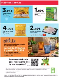 Catalogue Hmarket semaine 40 page 8: Begro Petits pois carottes €1,89, Hamburguesas de Merluza €4,99