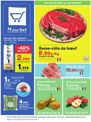 Hmarket (valable jusqu'au 4-10)