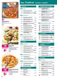 Catalogue Croque Gel page 10: Pizza royale €4,75, Pizza au saumon fumé €5,95