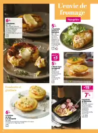 Catalogue Croque Gel page 14: Pommes de terre à la Savoyarde €6,35, Feuilletés lardons et Reblochon €5,40