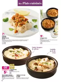 Catalogue Croque Gel page 16: 2 Délices terre-mer poisson chorizo €7,50, 2 Crabes farcis €9,00