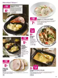 Catalogue Croque Gel page 17: Parmentier de canard au foie gras €5,10, Blanquette de veau €6,30