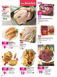 Catalogue Croque Gel page 24: Filets de poulet €19,10, 8 Hachés de poulet rôtis €9,45