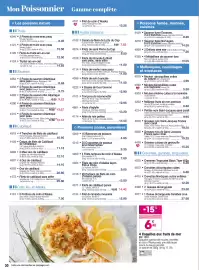 Catalogue Croque Gel page 30: Coquilles aux fruits de mer €6,40