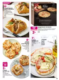 Catalogue Croque Gel page 9: NOUVEAU 6 50 4 Paniers forestiers bacon et champignons Réf: 1426 Pâte feuilletée garnie d'une