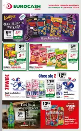 Eurocash gazetka Strona 16: Chipsy: Crunchips €5,85, Krakersy: Lajkonik Mini €3,79