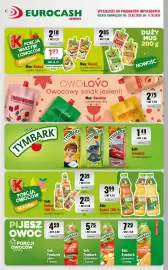 Eurocash gazetka Strona 19: Sok: Kubuś 100 % €3,99, Sok: Tymbark multiwitamina €5,75