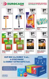 Eurocash gazetka Strona 29: Baterie alkaiczne: GP Red €6,69, Maszynka do golenia: Polsilver 2 €16,89