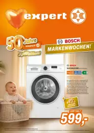 Expert Flugblatt Seite 1: BOSCH WASCHMASCHINE €599,00