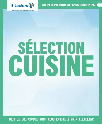 Catalogue E.Leclerc Espace Culturel (valable jusqu'au 12-10)
