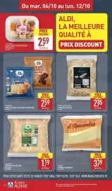 Catalogue ALDI semaine 41 page 14: Albona Poudre d'Amandes €3,39, BACK FAMILY Amandes hachées €1,19