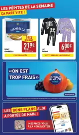 Catalogue ALDI semaine 41 page 2: CUCINA CIAMBELLA €2,19, L&D PYJAMA €6,00