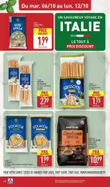 Catalogue ALDI semaine 41 page 22: BARISSIMO Café en grains Siciliano Espresso €10,99, CUCINA FOCACCIA €1,99