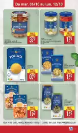 Catalogue ALDI semaine 41 page 23: CUCINA PÂTES AL BRONZO €1,49, CUCINA NOBILE POLENTA €0,99