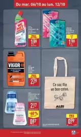 Catalogue ALDI semaine 41 page 29: VIGOR LE NETTOYANT SUPRÊME €2,29, WC NET GEL WC BLANCHEUR €1,89