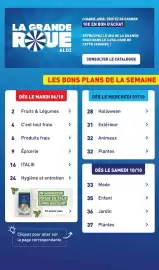 Catalogue ALDI semaine 41 page 3: LA GRANDE RXUE ALDI CHAQUE JOUR, TENTEZ DE GAGNER 10€ EN BON D'ACHAT RETROUVEZ LE JEU DE