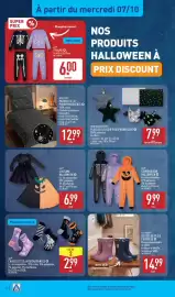 Catalogue ALDI semaine 41 page 32: L&D COMBINAISON HALLOWEEN €9,99, L&D CHAUSSETTES ANTIDÉRAPANTES €2,99