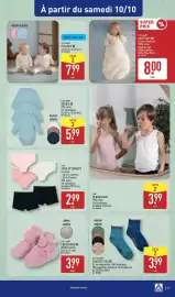 Catalogue ALDI semaine 41 page 37: Snuggle CHAUSSETTES €3,99, LILY & DAN GIGOTEUSE €8,00