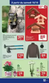 Catalogue ALDI semaine 41 page 39: UP 2 FASHION PULL COL ROULÉ €9,99, BELAVI CABANE OU MANGEOTRE POUR OISEAUX €8,00