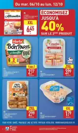Catalogue ALDI semaine 41 page 8: DAYLICIOUS SALADE DE PÂTES AU SURIMI €1,79, LE MARSIGNY CERVELAS À L'ALSACIENNE €3,99