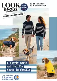 Catalogue E.Leclerc | Textile digital Terre de Marins page 1: LOOK TERRE DE MARINS &vous. présente ¦ VU ICI EN NORMANDIE