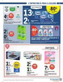 Catalogue E.Leclerc Express | Un octobre gourmand page 11: Biovie Nettoyant ménager €4,50, Dash Lessive Capsule €2,69