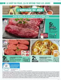 Catalogue E.Leclerc Express | Un octobre gourmand page 2: LA BARQUETTE 8 STEAKS HACHÉS 100% PUR BŒUF €9,77