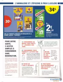 Catalogue E.Leclerc Express | Un octobre gourmand page 9: L'ANIMALERIE ET L'ÉPICERIE À PRIX E.LECLERC NEW Pedigree -34% x28