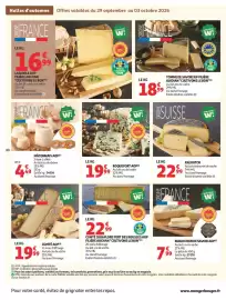 Catalogue Auchan | Halles d'automne hypers page 12: Comté Juraflor Fort des Rousses AOP €22,99, REBLOCHON DE SAVOIE AOP €7,99