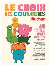 Catalogue Auchan | Halles d'automne hypers page 2: LE CHOIX DES COULEURS Auchan 981 81 m (80 00 MIEUX MANGER QUAND ON EST