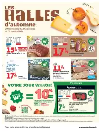 Catalogue Auchan | Halles d'automne hypers page 4: TURBOT €17,99, Auchan Le Charcutier Jambon Cuit Supérieur €11,99