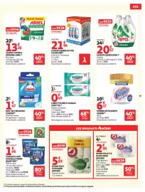 Catalogue Auchan | Halles d'automne hypers page 41: SANYTOL Lingettes multi-usages €2,02, CANARD Bloc WC Fresh Disc €1,47