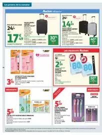 Catalogue Auchan | Halles d'automne hypers page 48: BIC Stylos 4 couleurs €3,95, Auchan Ramette de papier blanc €2,09