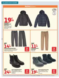 Catalogue Auchan | Halles d'automne hypers page 50: INEXTENSO BOOTS FEMME €24,99, INEXTENSO Pantalon femme €14,99