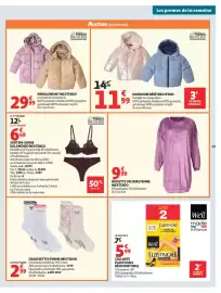 Catalogue Auchan | Halles d'automne hypers page 51: INEXTENSO DOUDOUNE BÉBÉ €11,99, INEXTENSO PARKA ENFANT €29,99