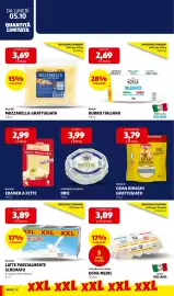 Volantino ALDI settimana 41 Pagina 14: Brie Cremerie de France €3,99, Milsani latte parzialmente scremato €3,89