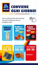 Volantino ALDI settimana 41 Pagina 2: ALDI CONVIENE OGNI GIORNO! Arriva velocemente alla sezione che più ti interessa con un
