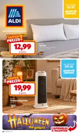 Volantino ALDI settimana 41 Pagina 34: Cuscino €12,99, Ambiano termoventilatore €19,99