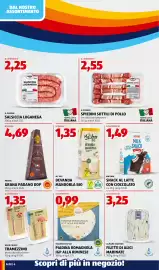 Volantino ALDI settimana 41 Pagina 8: My Vay bevanda mandorla bio €1,35, Il podere spiedini sottili di pollo €2,55