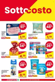 Volantino Despar Pagina 2: Latte di Montagna parzialmente scremato UHT Mila €0,95, Formaggio Biraghi Biraghi €4,99