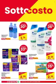 Volantino Despar Pagina 6: Carta Igienica Mega Foxy €2,29, Assorbenti Ultra con ali assortiti Lines Seta €2,99