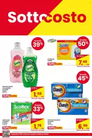 Volantino Despar Pagina 7: Carta casa Tuttotfare Scottex €1,79, Detersivo piatti concentrato assortito Svelto €1,69