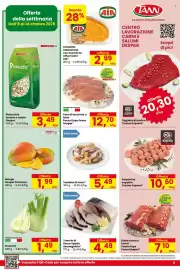 Volantino Despar Pagina 9: Insalata di mare €5,49, Trancio di Pesce Spada decongelato €4,49