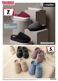 Woolworth Prospekt Seite 27: Camprella Damen Filzhausschuhe €7,00, Camprella Herren Filzhausschuhe €7,00